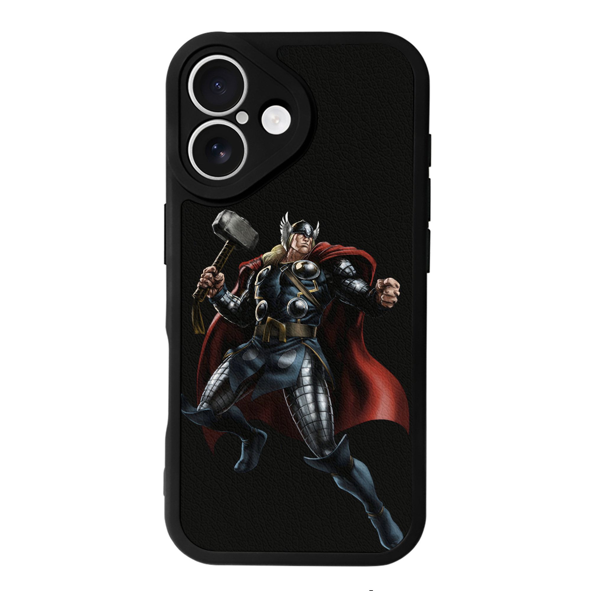 （画像用） アベンジャーズ The Avengers 【iPhone 16シリーズ対応】シリコンスマホケース（レザー調） 材質：シリコン